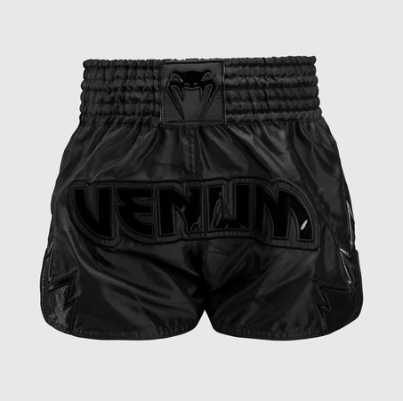 Venum Inferno Muay Thai Shorts - Black/Black