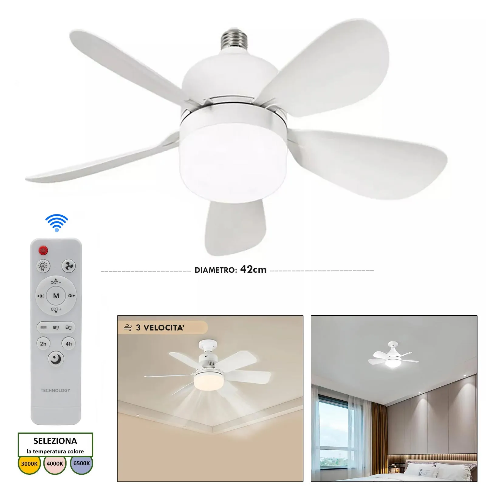 lampe ventillateur