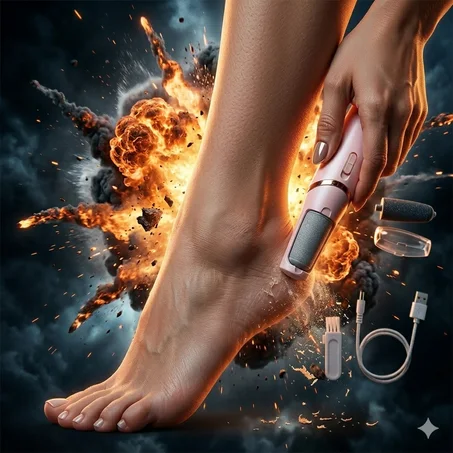 جهاز تقشير الاقدام + هدية مجانية £