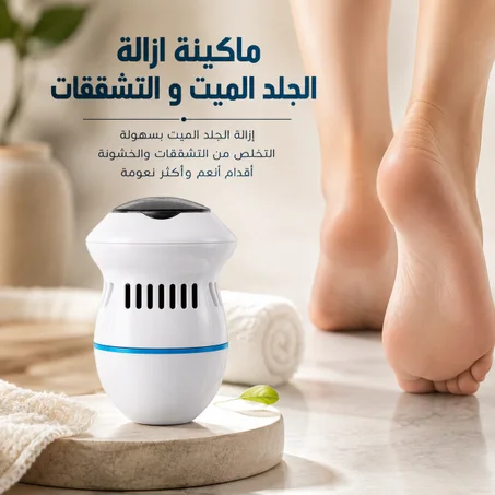 ماكينة تنعيم القدمين وإزالة الجلد الميت والتشققات
