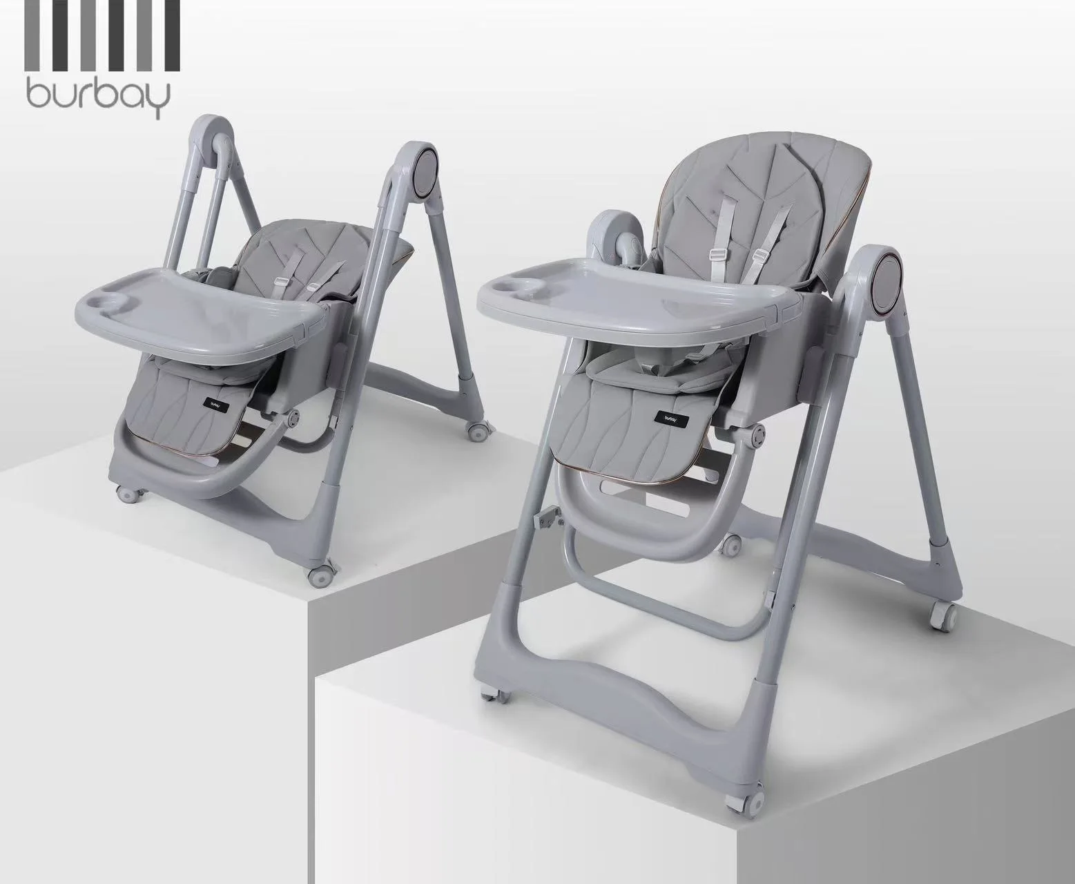 Chaise Haute Bébé Kaki Élégante & Moderne AG600
