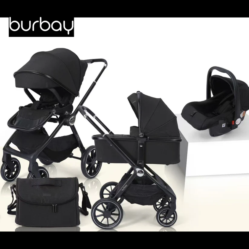 Pack Poussette BURBAY 4en1 - Premium Confort 2025