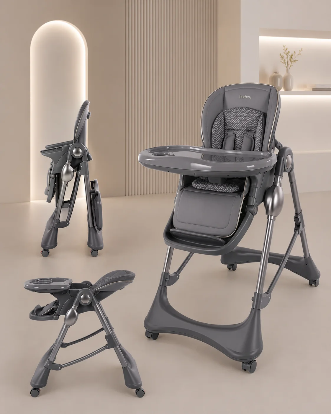 Chaise Haute Burbay Luxe – Élégance et Confort Évolutif E206