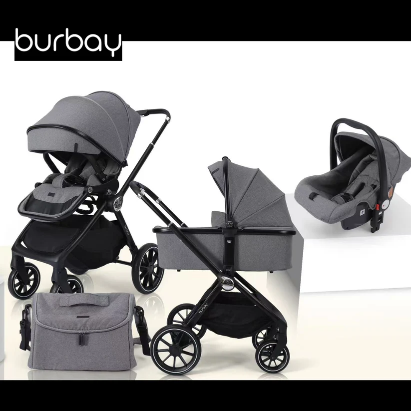 Pack Poussette BURBAY 4en1 - Premium Confort 2025