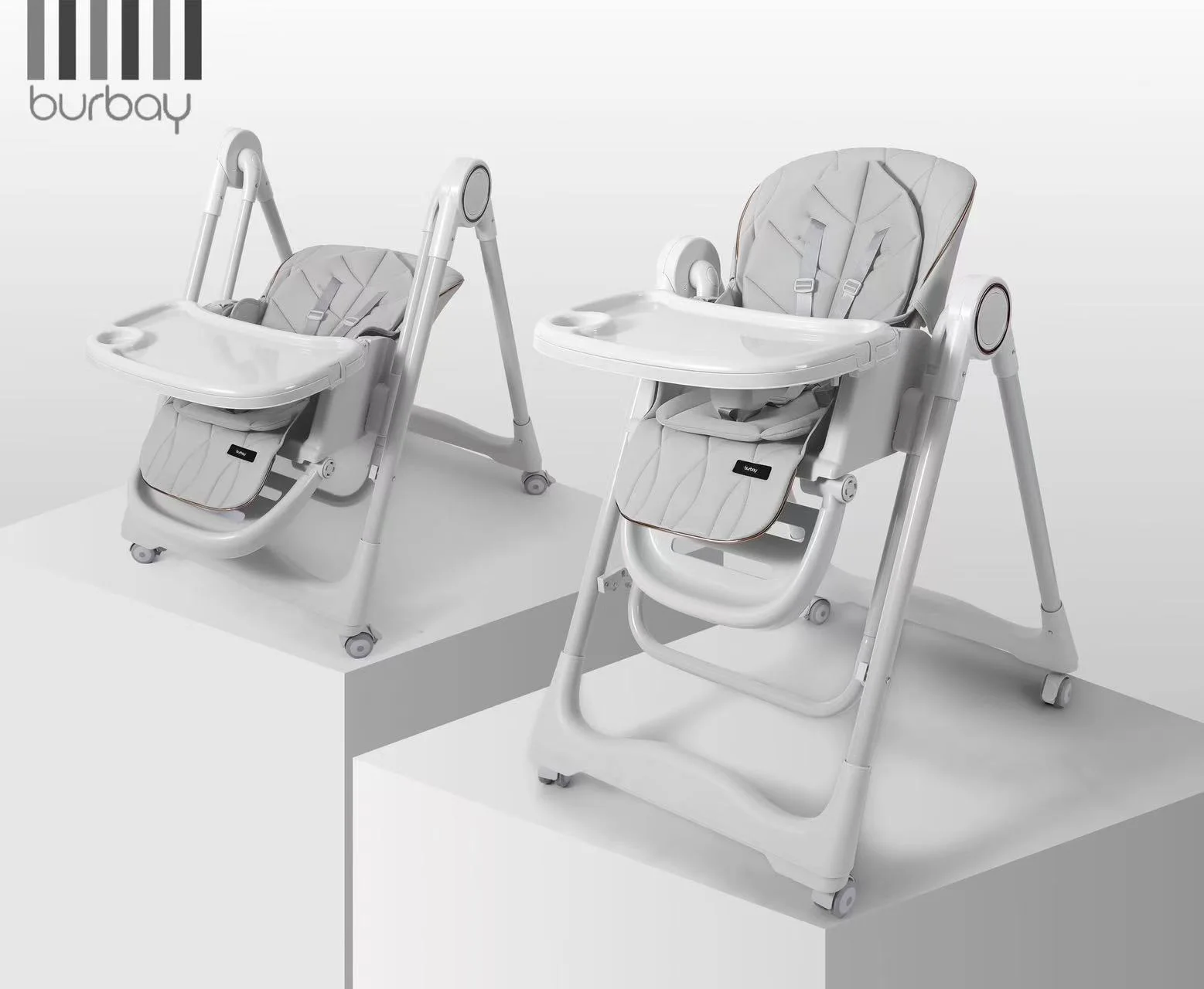 Chaise Haute Bébé Kaki Élégante & Moderne AG600