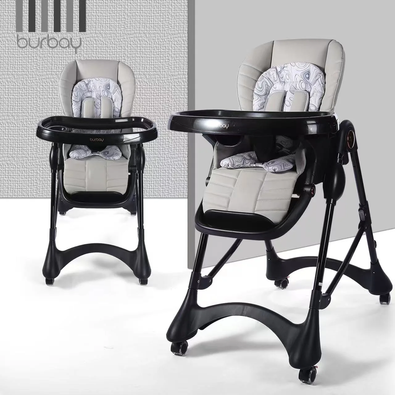 Chaise Haute Burbay – Édition Chocolat & Bronze Prestige AG008
