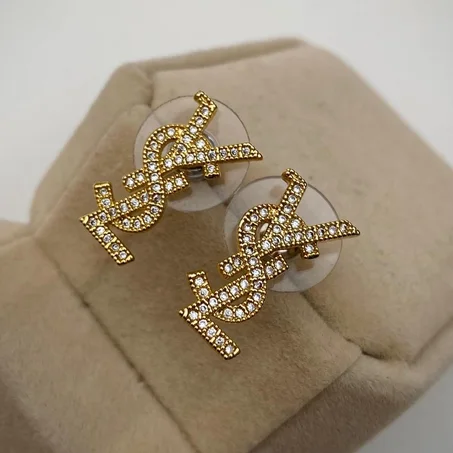 Boucles d’oreilles YSL inspirées