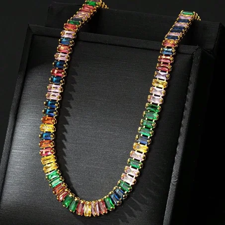 Collier Rivière Multicolore
