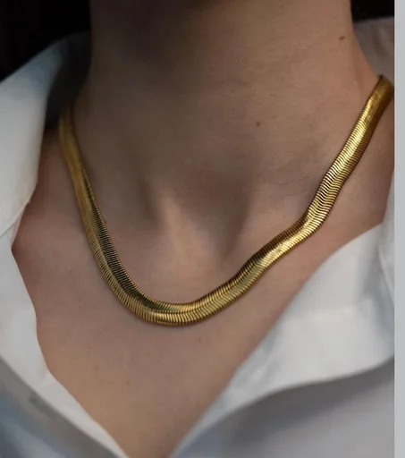 Collier Ras-de-Cou Serpent