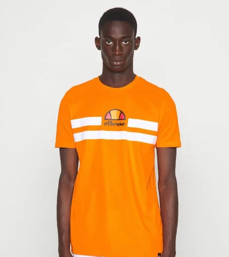 T-shirt imprimé orange