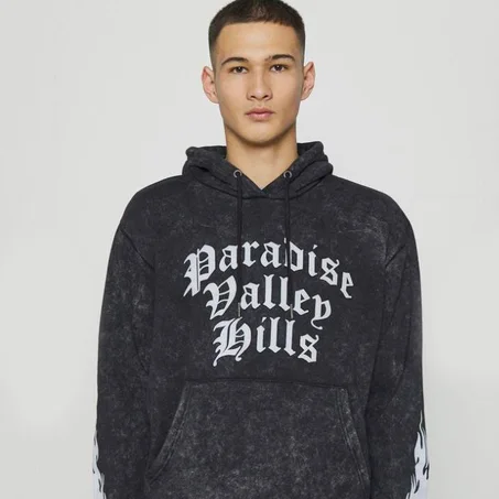 Oversize printed hoodie