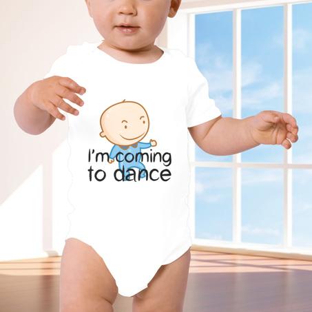 Dance Baby Powder Organic Short Sleeve One Piece