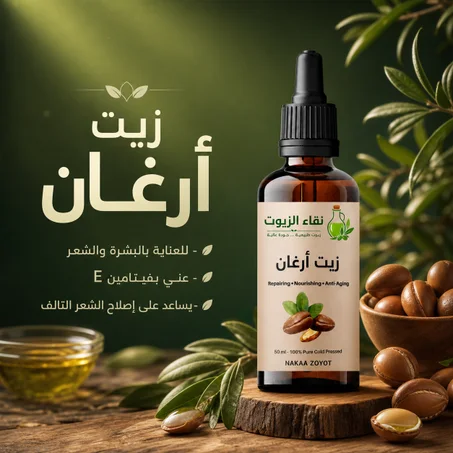 زيت ارغان في الامارات للعناية بالشعر والبشرة 50 مل