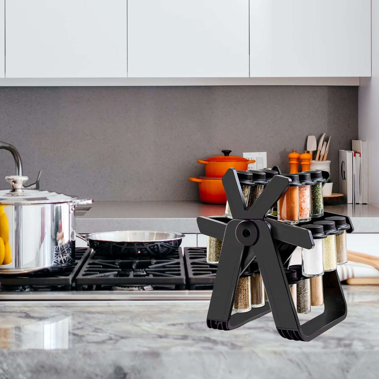 Rotating spice organizer