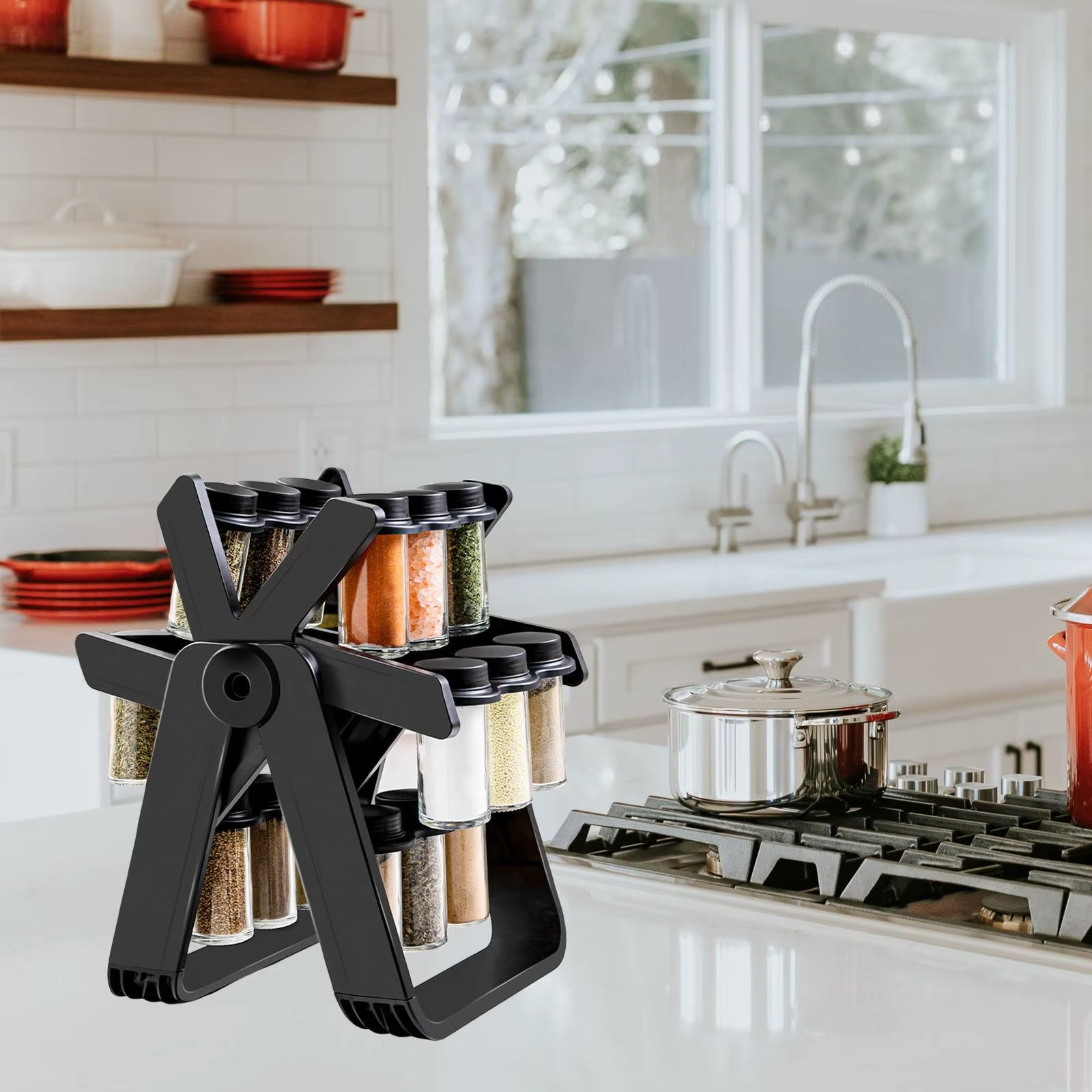 Rotating spice organizer