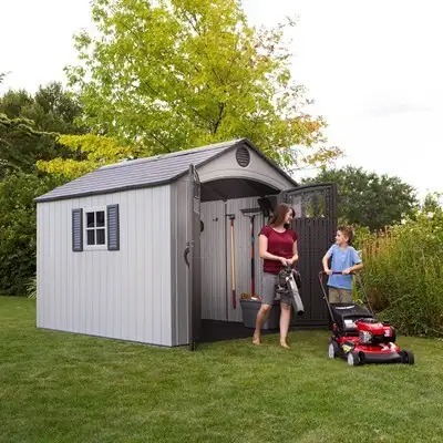 Lifetime 8 Ft. x 10 Ft. Outdoor Storage Shed