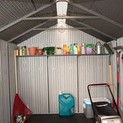 Lifetime 8 Ft. x 10 Ft. Outdoor Storage Shed