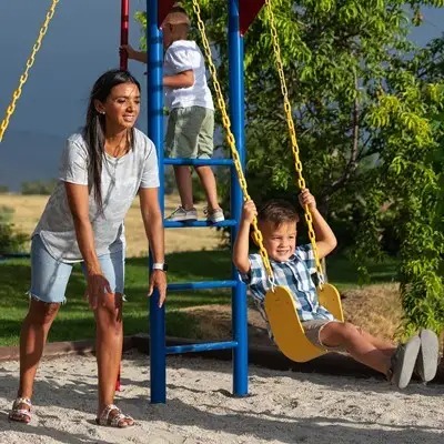 Lifetime Big Stuff Deluxe Swing Set
