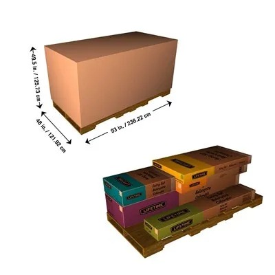 Lifetime Big Stuff Deluxe Swing Set