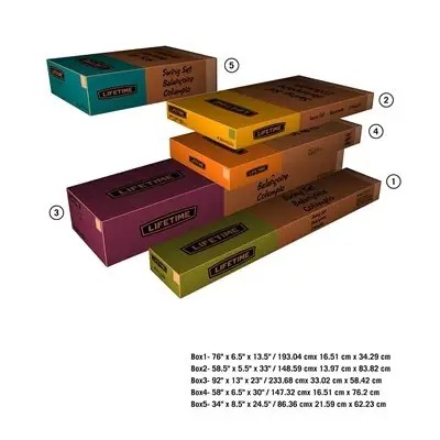 Lifetime Big Stuff Deluxe Swing Set