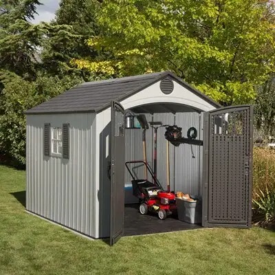 Lifetime 8 Ft. x 10 Ft. Outdoor Storage Shed