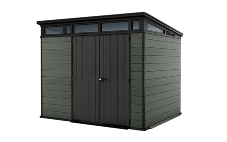 Cortina 9x7 Storage Shed - Green
