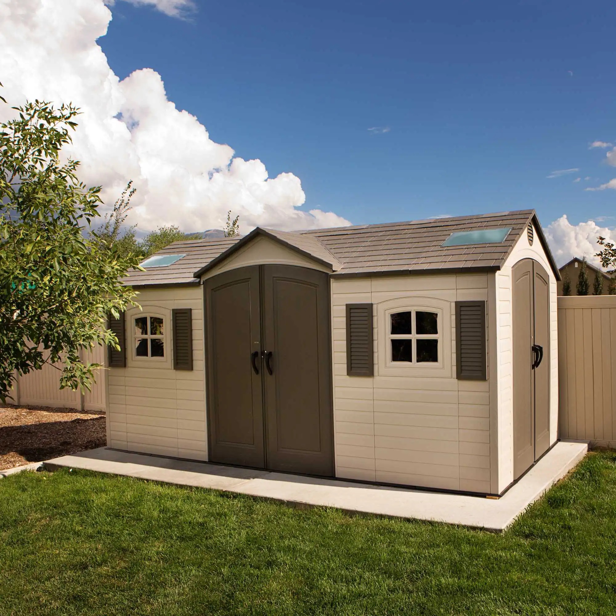 Lifetime 15 Ft. x 8 Ft. Outdoor Storage Shed