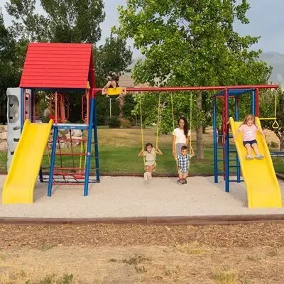 Lifetime Big Stuff Deluxe Swing Set