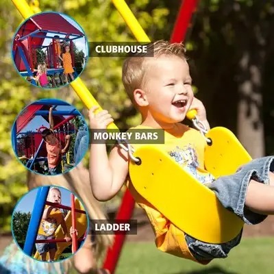 Lifetime Big Stuff Deluxe Swing Set
