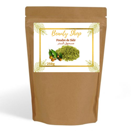 Poudre de Feuilles de Sidr - مسحوق اوراق السدر