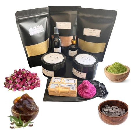 Pack de Bain Marocain au Rose - باقة الحمام المغربي بالورد البلدي