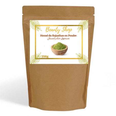 Henné du Rajasthan en Poudre -مسحوق  حناء راجستان