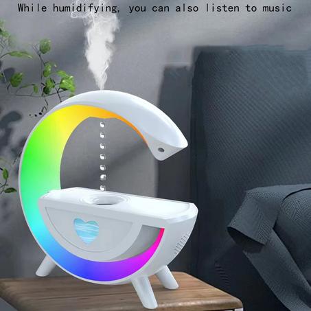 Multifunctional Anti Gravity Humidifier, Bluetooth Speaker, Ambient Light, Speake