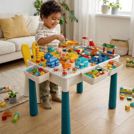 طاولة الحجم الكبير و 200 قطعة متعددة الوظائف مع كرسي مريح و مساحة تخزين داخلية