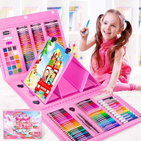 208 PCS Kit de Dessin pour Enfants
