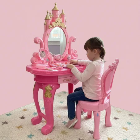 طاولة  الأميرة + كرسي   = هديّة مثالية لبنتك