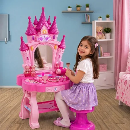 طاولة  الأميرة + كرسي   = هديّة مثالية لبنتك