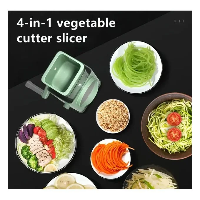 قطاعة خضروات يدوية متعددة الوظائف 4 في 1