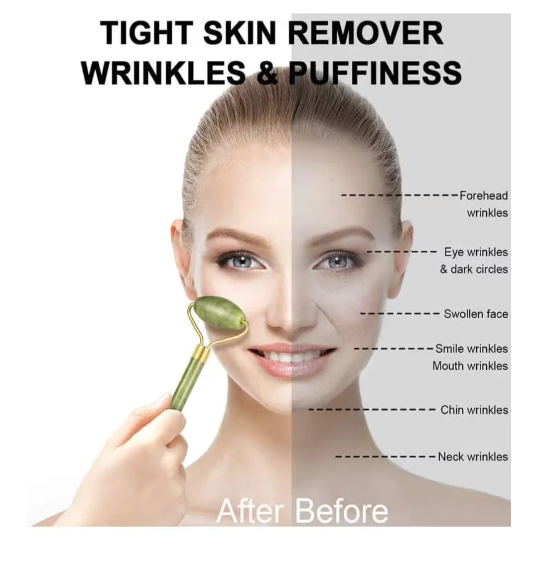 مدلك للوجه مصنوع من الكوارتز الوردي