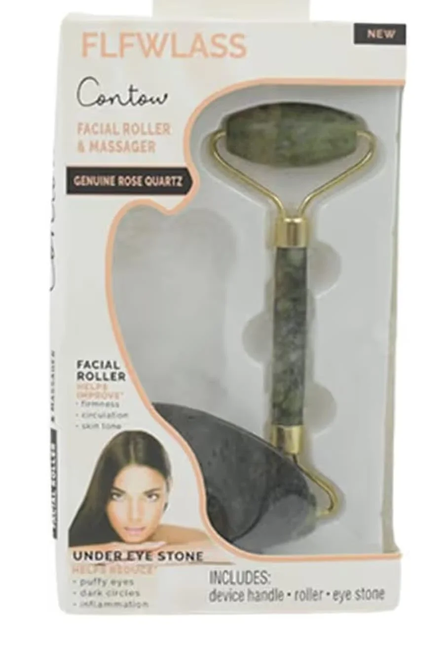 مدلك للوجه مصنوع من الكوارتز الوردي