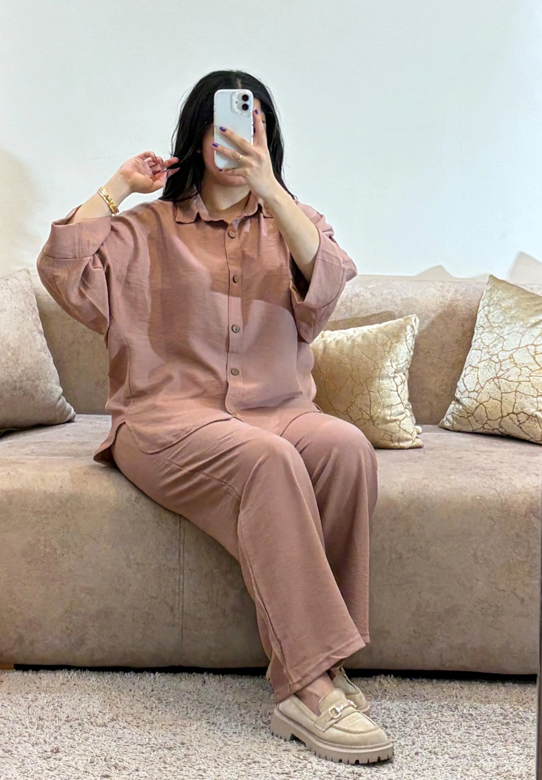 أنصومبل ثوب كريب مبرد صيفي – أناقة وراحة بلا مجهود فكل خرجة