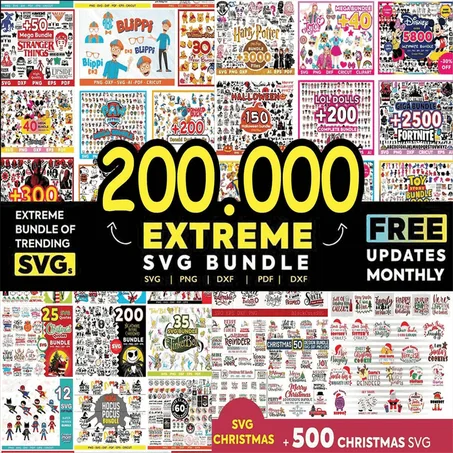 200,000 Designs almost everything