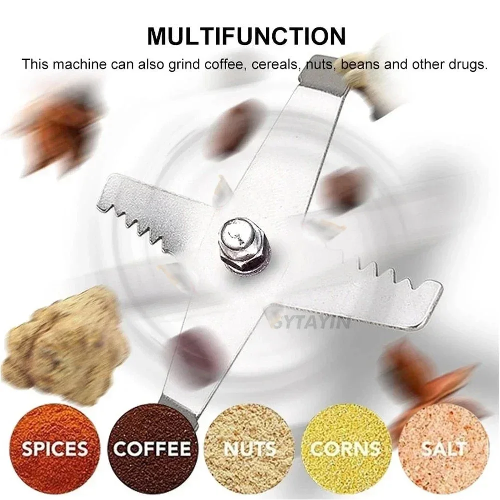 Moulin à Café et Épices Électrique 400W – مطحنة القهوة والبهارات