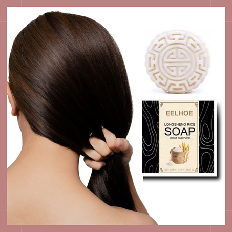 Rice Water Soap Shampoo/شامبو صابون ماء الأرز