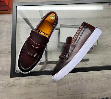 Carlo en cuir BORDEAU