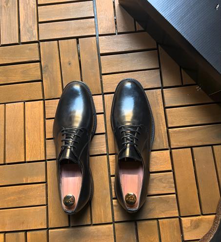 DERBY MANHATTAN en Noir cuir