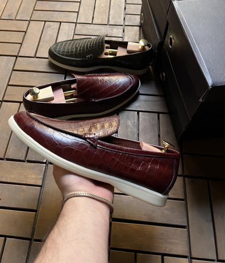 CHARM WALK CROCO BORDEAUX