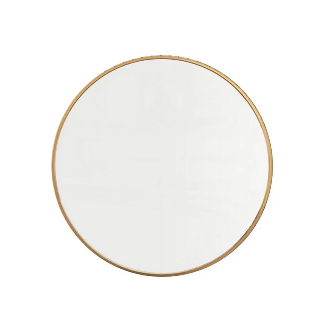 طقم مرايا أم دى اف قطعتين - ذهبي