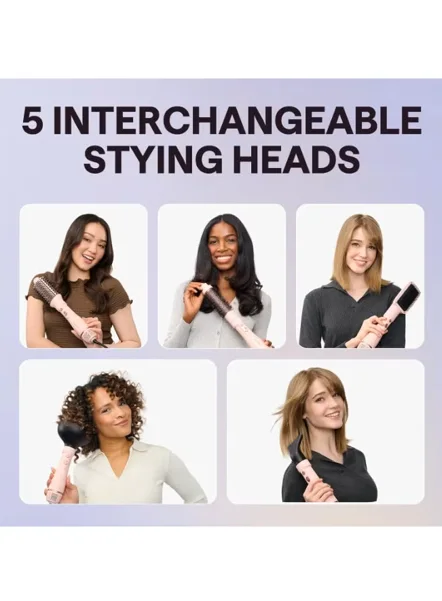 مجموعة فرشاة تجفيف الشعر 5 في 1 – Wavytalk Air Sculpt لتصفيف وتمليس الشعر وتقليل التجعد