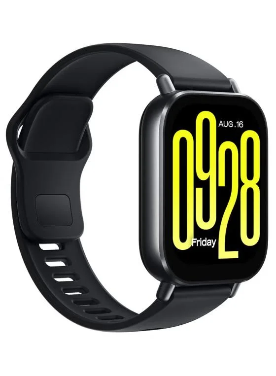 Redmi Watch 5 Active – ساعة ذكية اقتصادية بشاشة LCD 2 بوصة، تتبع اللياقة، عمر بطارية 18 يوم، أسود منتصف الليل